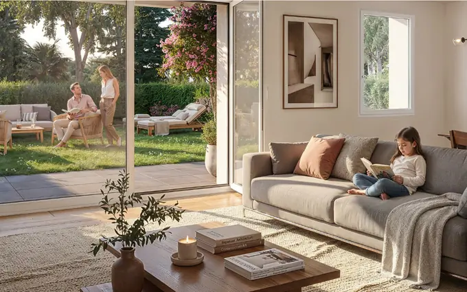 Programme immobilier neuf Saint-Genis-Pouilly cadre verdoyant à 26 min en voiture de Genève à Saint-Genis-Pouilly (01630)