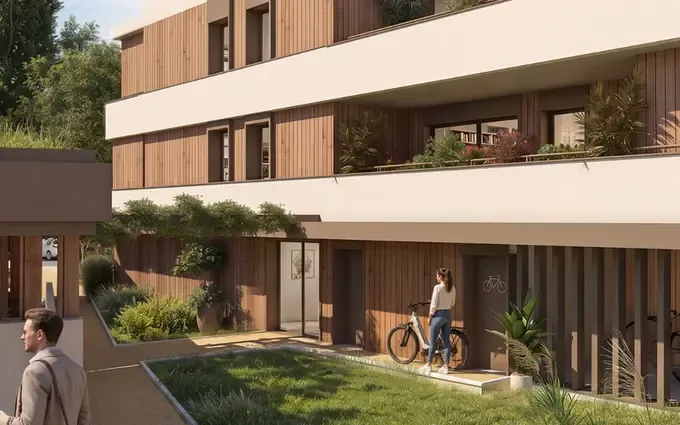 Programme immobilier neuf Saint-Genis-Pouilly cadre verdoyant à 26 min en voiture de Genève à Saint-Genis-Pouilly