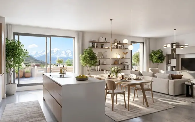 Programme immobilier neuf Sallanches au pays du Mont Blanc, à 8 min à pied de la gare à Sallanches