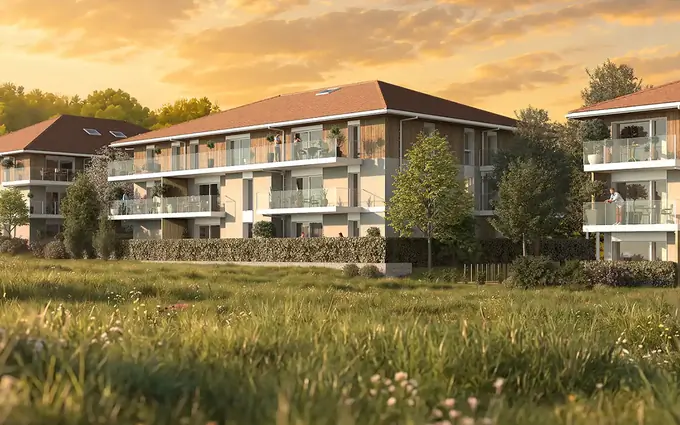 Programme immobilier neuf Publier cadre privilégié, centre proche Lac Léman à Publier