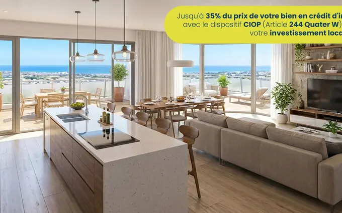 Programme immobilier neuf Saint-Denis secteur Bas de Saint-François à Saint Denis (97400)