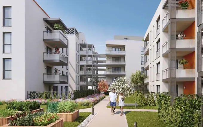 Programme immobilier neuf Décines-Charpieu à 150m de la mairie et des Halles