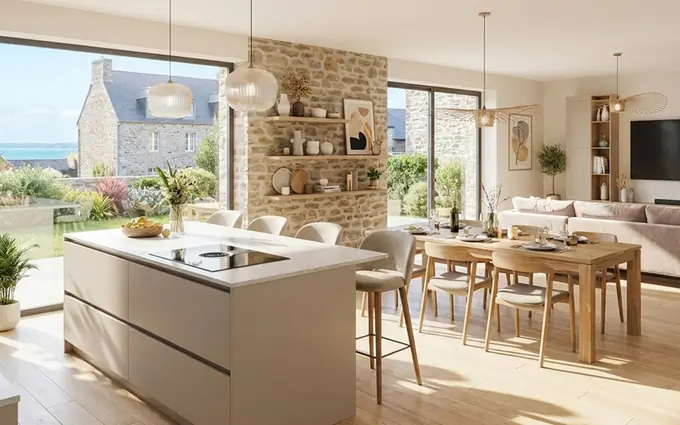 Programme immobilier neuf Cancale à deux pas du centre-ville et 11 min à pied de la plage à Cancale (35260)