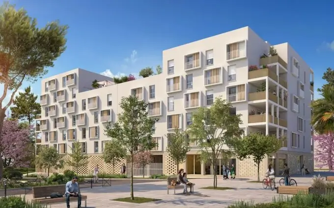 Programme immobilier neuf Opus immo presente quartier restanque logements brs à Montpellier