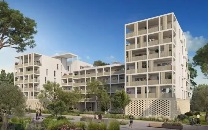 Programme immobilier neuf Opus immo presente quartier restanque tva reduite à Montpellier (34000)