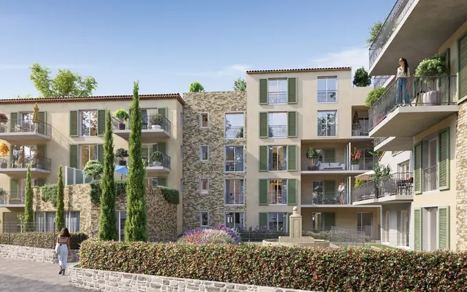 Programme immobilier neuf Auribeau Village emplacement central proche commerces