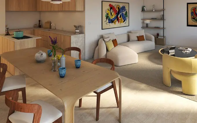 Programme immobilier neuf Auribeau Village emplacement central proche commerces à Auribeau-sur-Siagne
