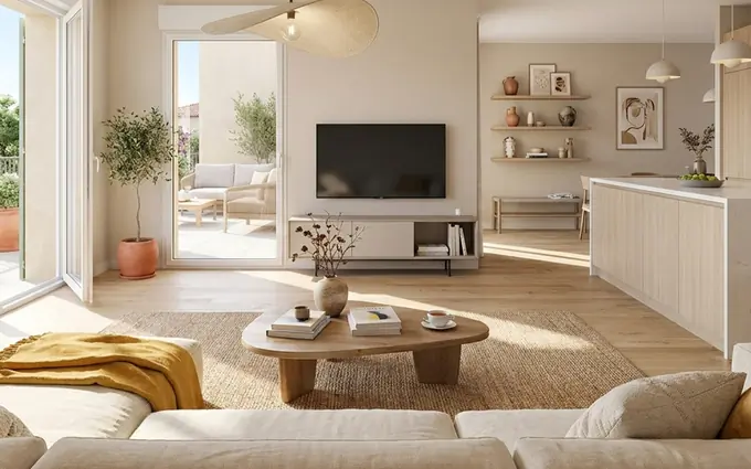 Programme immobilier neuf Auribeau Village emplacement central proche commerces à Auribeau-sur-Siagne