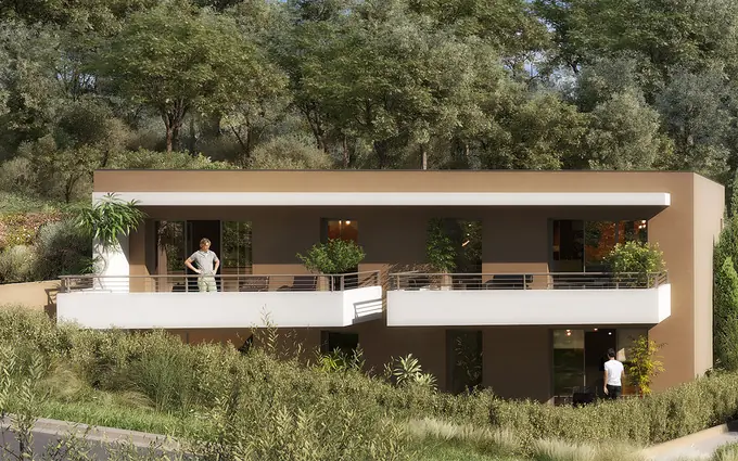 Programme immobilier neuf La Roquette-sur-Siagne résidence intimiste cadre verdoyant à La Roquette-sur-Siagne