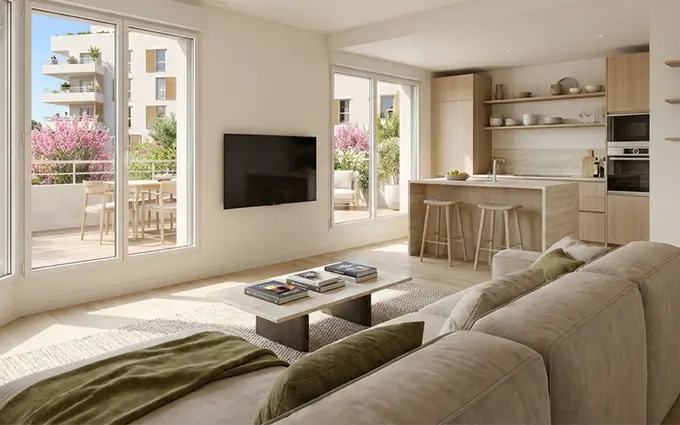 Programme immobilier neuf Cagnes-sur-Mer commerces et services accessibles à pied à Cagnes-sur-Mer (06800)