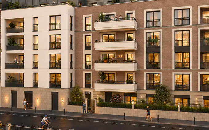 Programme immobilier neuf Aulnay-sous-Bois à 15 min à pied du RER B à Aulnay-sous-Bois