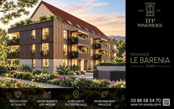 Programme immobilier neuf Résidence LE BARENIA à Barr