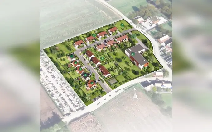 Programme immobilier neuf Les Jardins de Guarbecque à Busnes (62350)