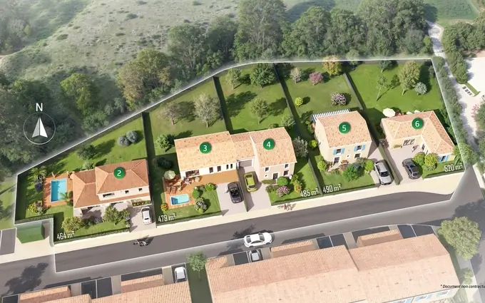 Programme immobilier neuf Les terrains des estourans à Le Thor (84250)