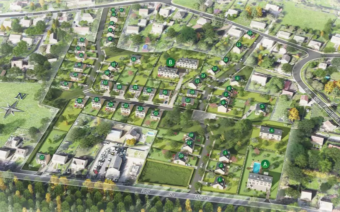 Programme immobilier neuf Les jardins du morin à Boissy-le-Châtel (77169)