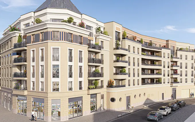 Programme immobilier neuf Drancy proche commodités et à 5 min à pied du RER B à Drancy