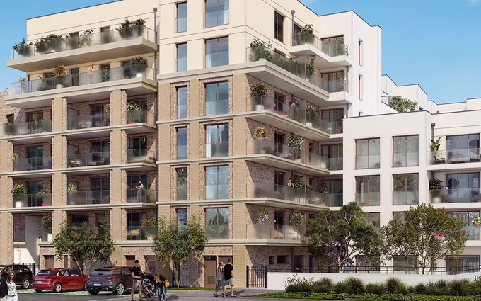 Programme immobilier neuf Bussy-Saint-Georges cadre paisible à 8 min à pied du RER A à Bussy-Saint-Georges