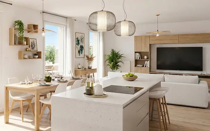 Programme immobilier neuf Bussy-Saint-Georges cadre paisible à 8 min à pied du RER A à Bussy-Saint-Georges