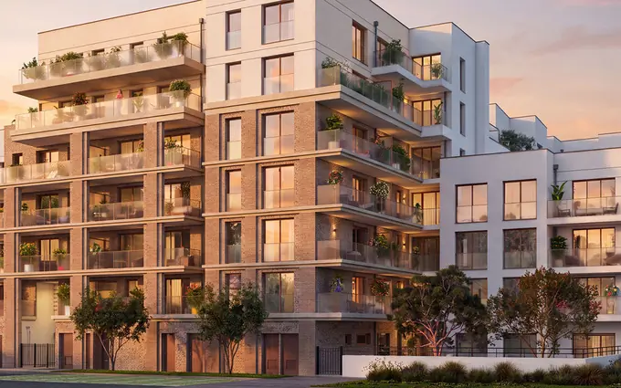 Programme immobilier neuf Bussy-Saint-Georges cadre paisible à 8 min à pied du RER A à Bussy-Saint-Georges