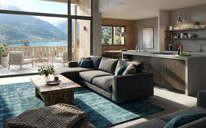 Programme immobilier neuf Allemond chalet vue lac à 5 min du centre du village à Allemond