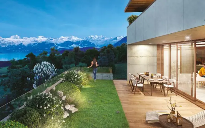 Programme immobilier neuf Évian-les-Bains maisons avec vue sur le lac Léman à Évian-les-Bains (74500)