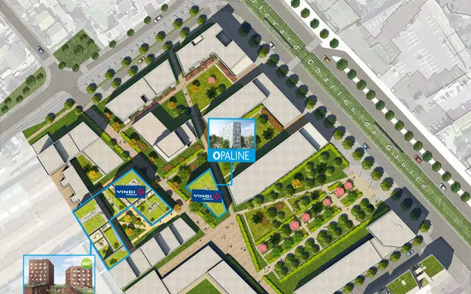 Programme immobilier neuf Polygone & opaline à Colombes